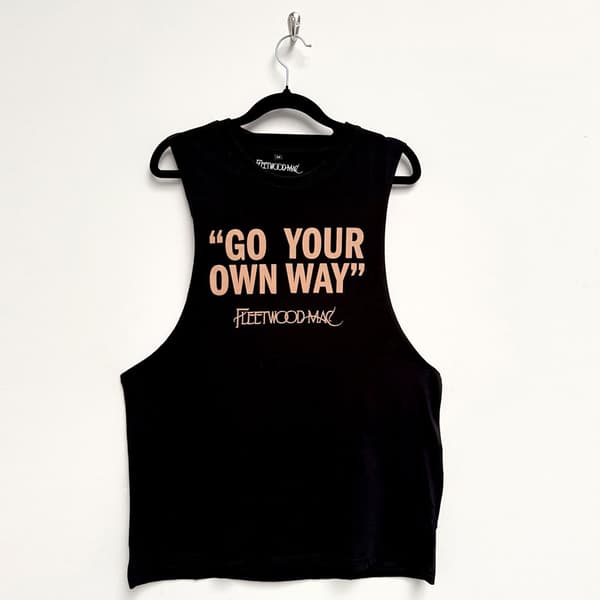 Fleetwood Mac Unisex Vest T-Shirt: Go Your Own Way (Black) (Large)
