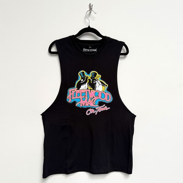 Fleetwood Mac Unisex Vest T-Shirt: On Tour (Black) (Small)