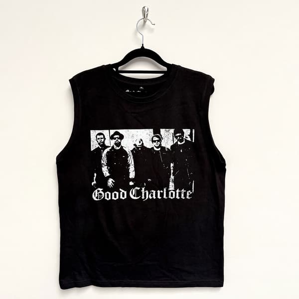 Good Charlotte Unisex Tank T-Shirt: Band Photo (Black) (Small)