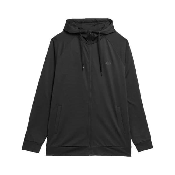 Sweat - 4F - 4FAW23TFSWM20920S - Herr - Långa ärmar - Huva - Svart