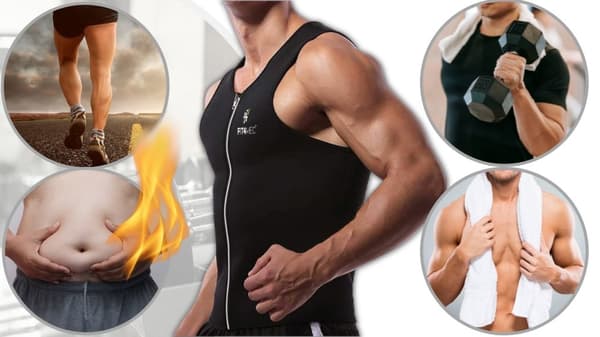 Neopreeninen T-paita Fitness Belt FIT4MED