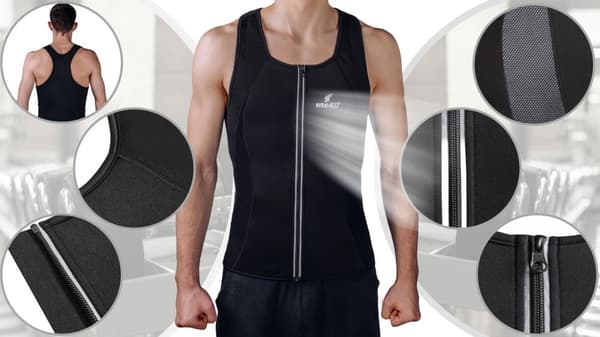 Neopren T-shirt Fitnessbälte FIT4MED