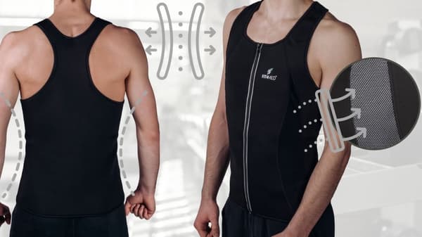 Neopren T-shirt Fitnessbälte FIT4MED
