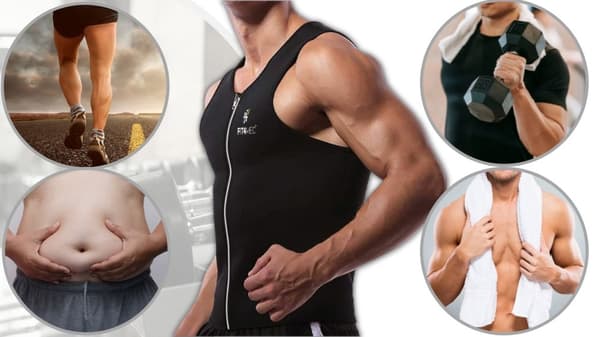 Neopren T-shirt Fitnessbälte FIT4MED