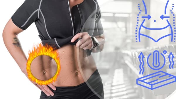 Neopren fitnesströja träningsbälte FIT4MED