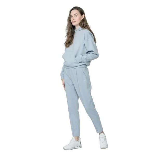 Sweat - 4F - BLD031 - Blå - Kvinna - Långa ärmar - Huva