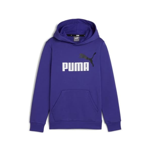 Hoodie - Puma - Essentials+ Big Logo - Tvåfärgad - Kille - Långa ärmar
