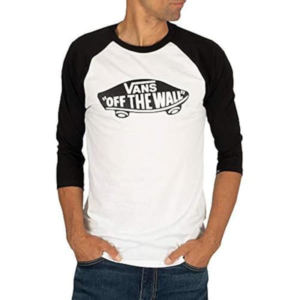 T-shirt - VANS - OTW Raglan - Vit/Svart - Korta ärmar - Herr