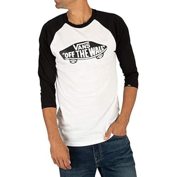 T-shirt - VANS - OTW Raglan - Vit/Svart - Korta ärmar - Herr