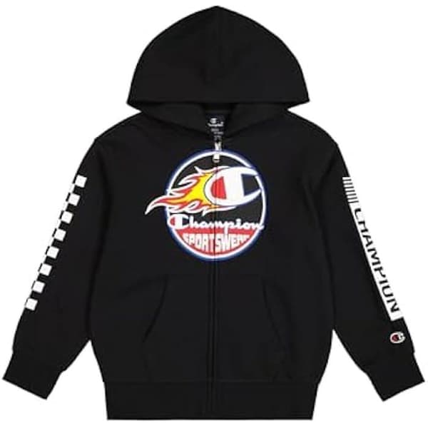 Sweatshirt med luva - CHAMPION - Kille - Svart - Långa ärmar - Huva