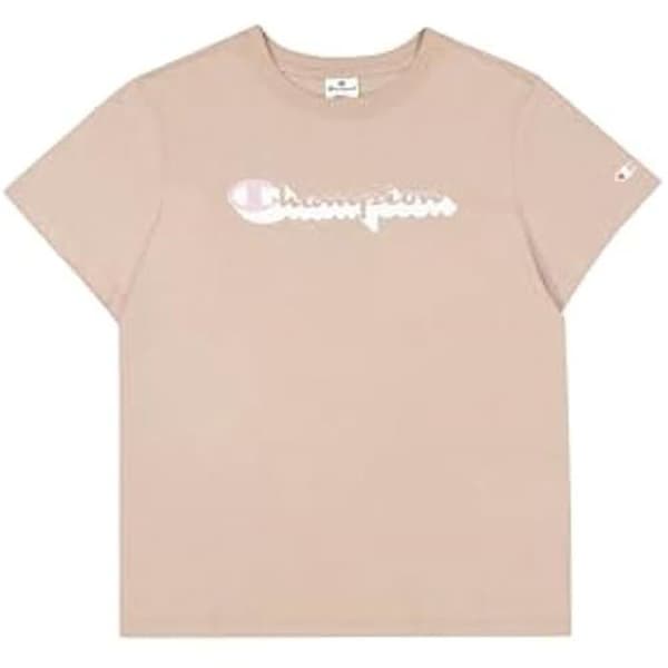 T-shirt Dam - CHAMPION - Legacy Graphic - Brun - Bomull - Korta Ärmar