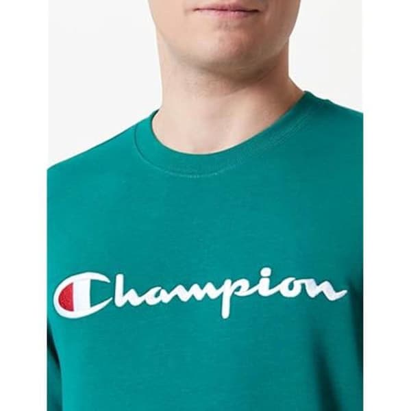 Sweatshirt - CHAMPION - Legacy Icons - Forest Green - Långa ärmar - Rundad krage