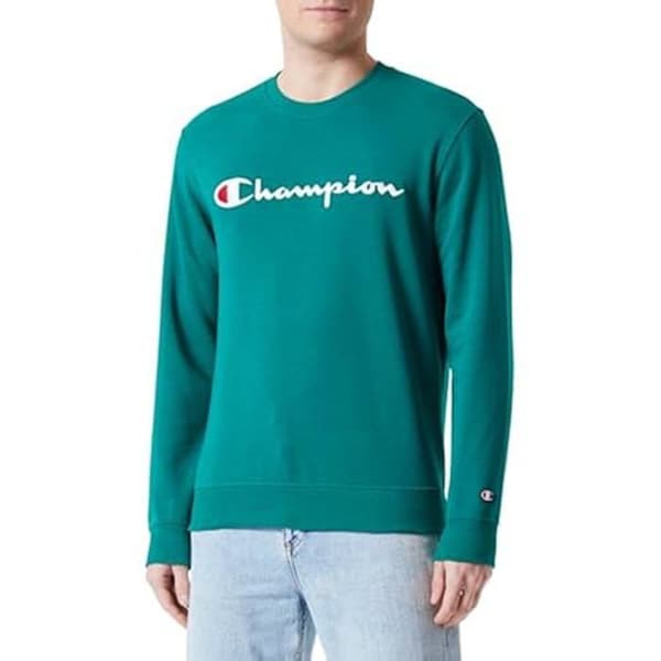 Sweatshirt - CHAMPION - Legacy Icons - Forest Green - Långa ärmar - Rundad krage