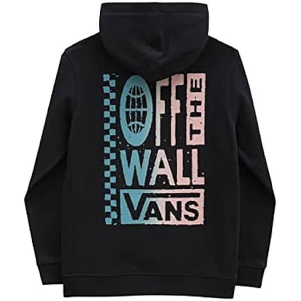 Huvtröja - VANS - Global Stack Po - Svart - Unisex - Barn