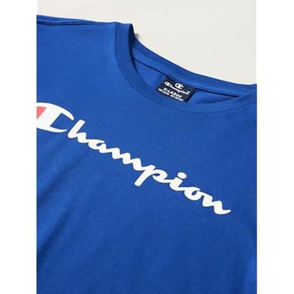 T-shirt - CHAMPION - Legacy Icons B-S/S - Blå Elektrisk - Kort Ärmar - Rund Hals
