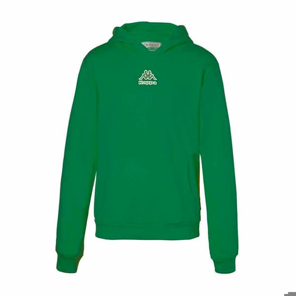 Huvtröja - Kappa - 8031F0079 - Grön - Långa ärmar - Kapuschong