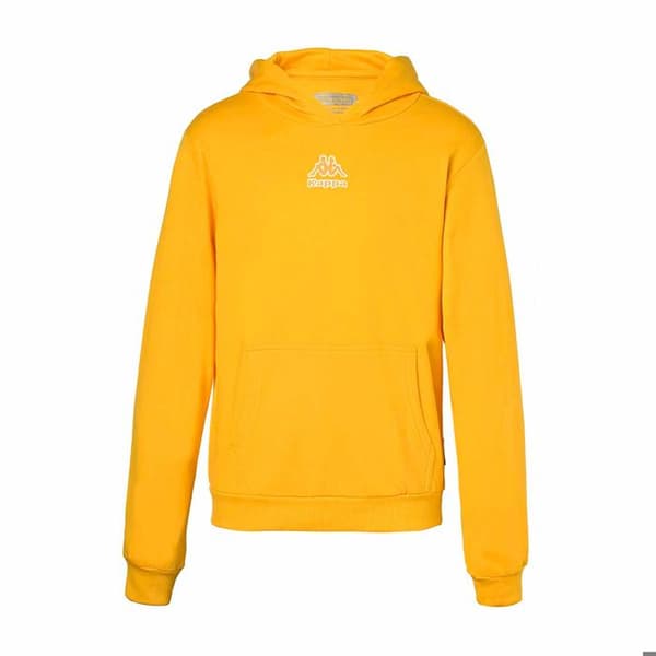 Hoodie - Kappa - 8031F0079 - Gul - Långa ärmar - Huva
