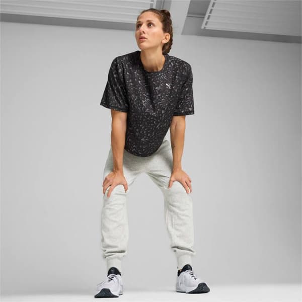T-shirt dam - Puma - Favorit - Svart - Korta ärmar - Andningsbar