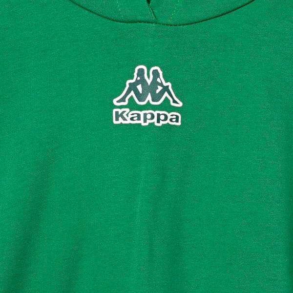 Hoodie - Kappa - 8031F0079 - Grön - Långa ärmar - Junior