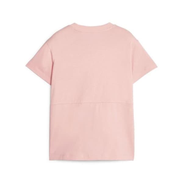 PUMA Power Colourlock T-shirt G-shirt för flickor, Peach Smoothie