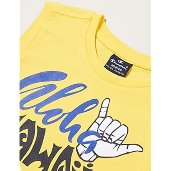 Boy's Champion Legacy Back to The Beach Graphic S/L T-shirt & Beachshorts