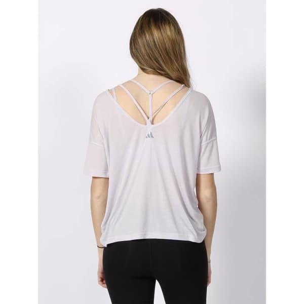 Kortärmad t-shirt Adidas Yga st o t - Lila - Lätt och bekväm