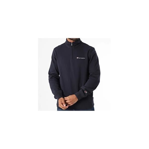 Sweatshirt - CHAMPION - 220263-BS501 - Långa ärmar - Rund hals - Marinblå