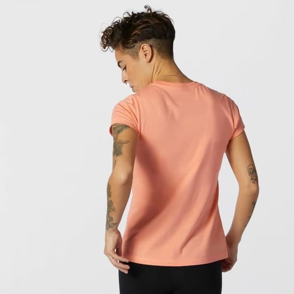 New Balance essentials staplad dam-t-shirt - paradisrosa - XL