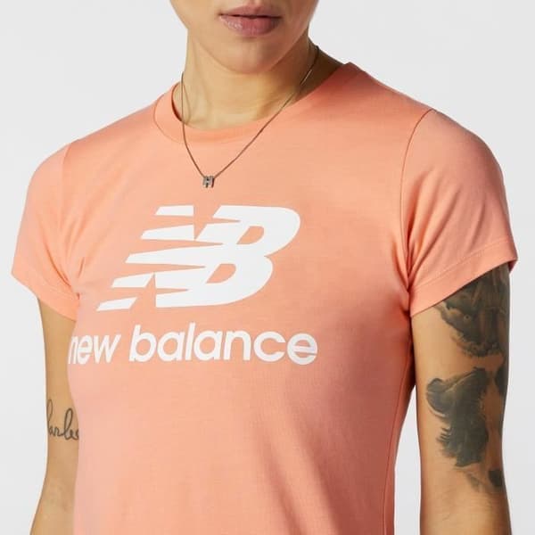 New Balance essentials staplad dam-t-shirt - paradisrosa - XL