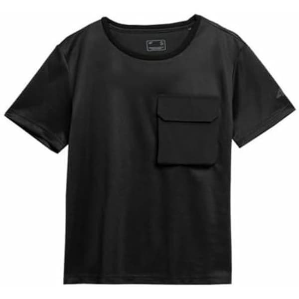 Tshirt - 4F - FNK - Dam - Korta ärmar - Färg Deep Black - Storlek XS