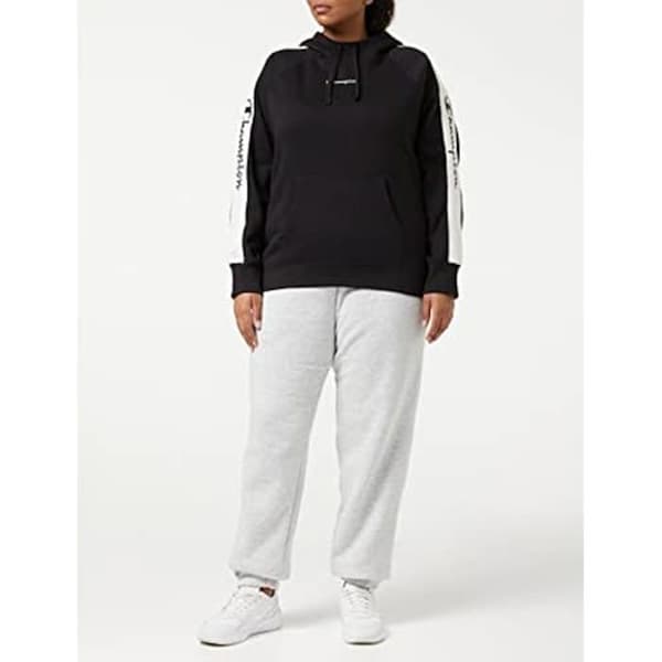 Sweatshirt - CHAMPION - Polyfleece - Svart - Dam - Långa ärmar - Huva