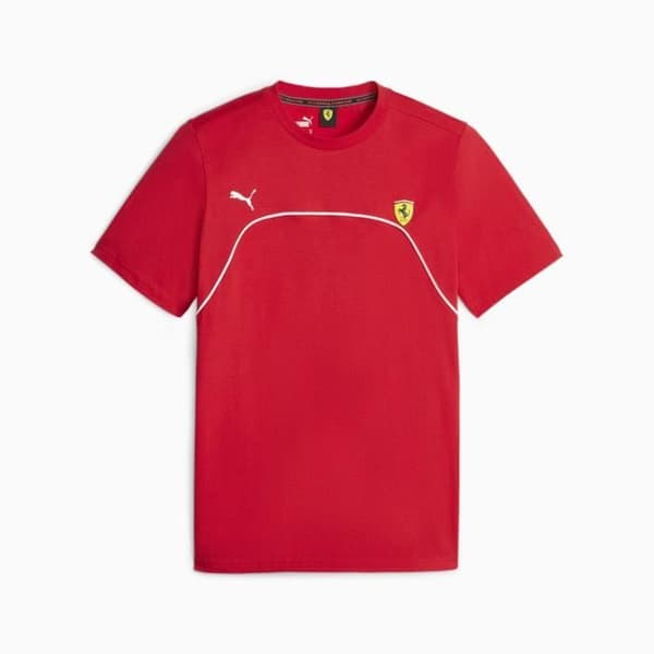 T-shirt - Puma - Scuderia Ferrari - Röd - Regular Fit - Kortärmad