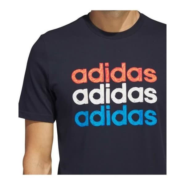 Adidas T-shirt för män. 100% bomull