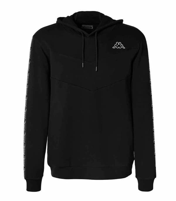 Tröja - Kappa - Imagino - Svart - Regular fit - Borstad fleece