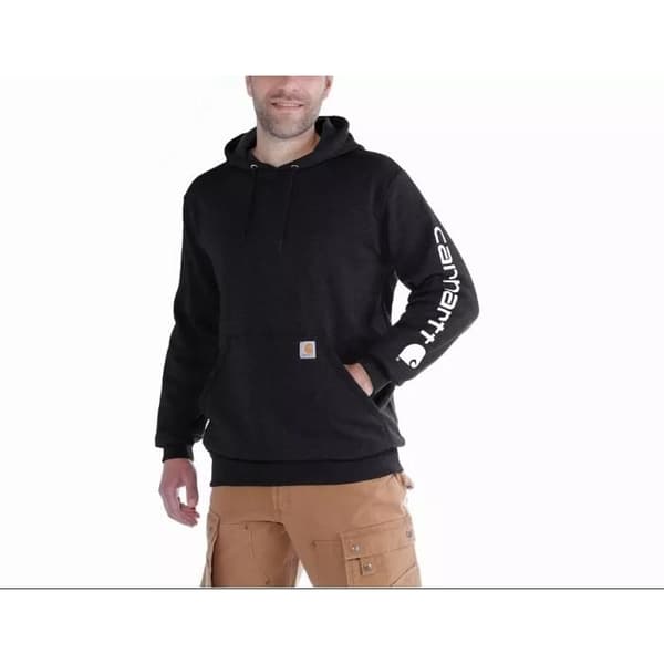Huvtröja - CARHARTT - MIDWEIGHT T2XL - Svart - Stor - 3 delar med snöre