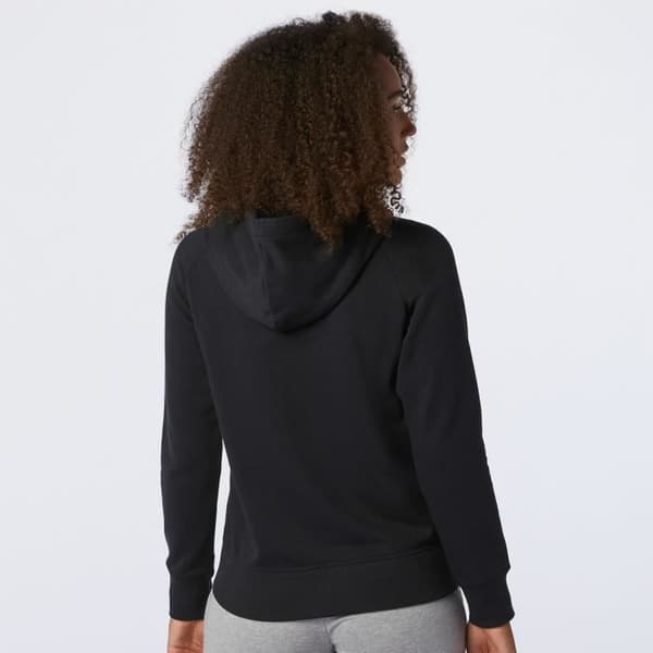 New Balanceessentials huvtröja för kvinnor - svart - XL
