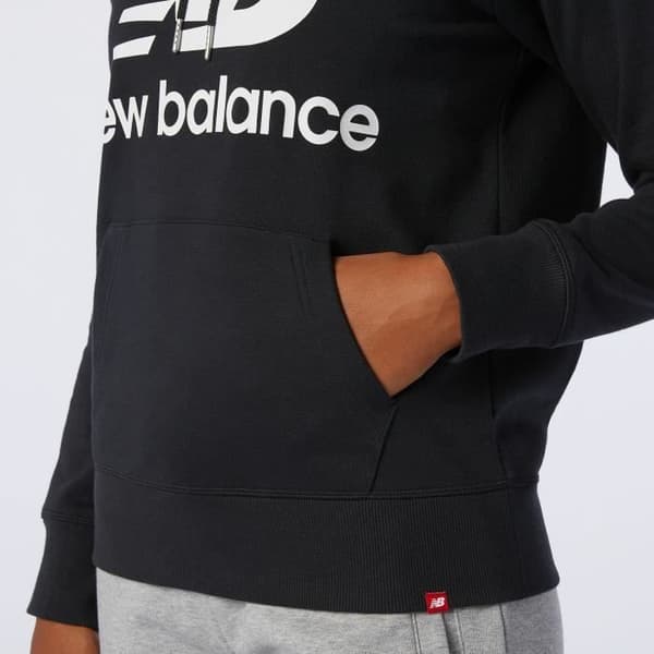 New Balanceessentials huvtröja för kvinnor - svart - XL