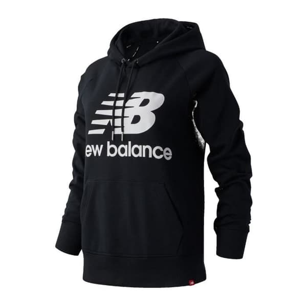 New Balanceessentials huvtröja för kvinnor - svart - XL