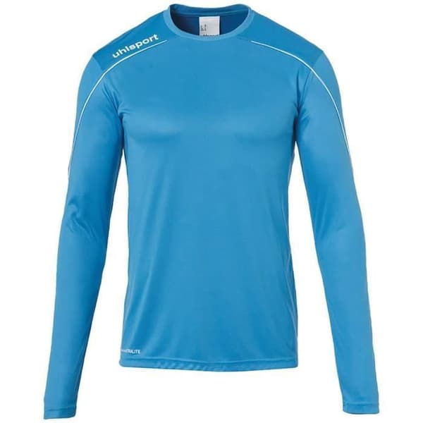 T-shirt för Barn Fotboll - Uhlsport - Stream 22 - Blå - Kortärmad - Kille