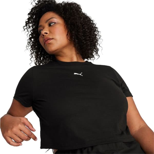 T-shirt - Puma - Dare To Baby Tee - Svart - Dam - Korta ärmar