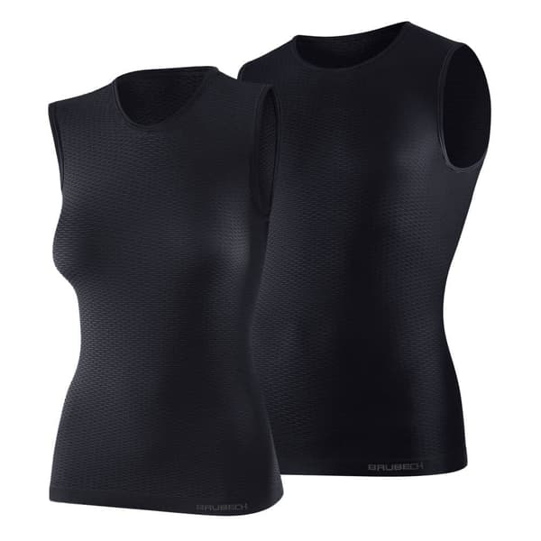 Linnen Brubeck BASE LAYER Termoaktiv Ärmlös T-shirt UNISEX Olika Storlekar och Färger
