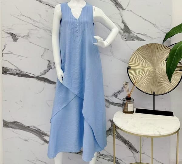 Boho chic dress in many lovely colors - one size 38-46