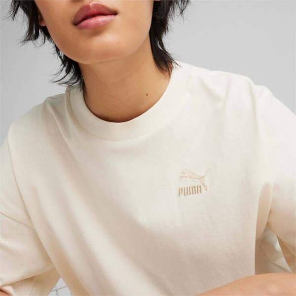 T-shirt dam - Puma - Better Classics - Beige - Kort ärm - Lös passform