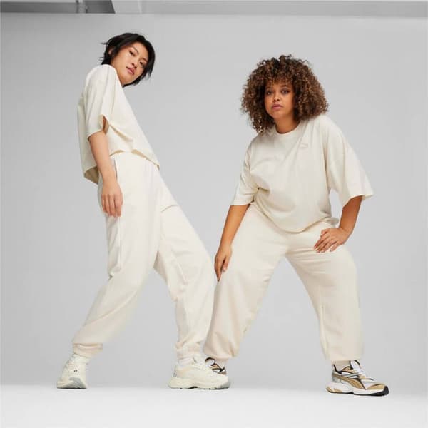 T-shirt dam - Puma - Better Classics - Beige - Kort ärm - Lös passform