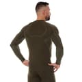 Miniatyrbild 2 av 6: Långärmad T-shirt för män Brubeck RANGER PROTECT Termosweatshirt för skogen Khaki Olika Storlekar
