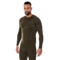 Miniatyrbild 1 av 6: Långärmad T-shirt för män Brubeck RANGER PROTECT Termosweatshirt för skogen Khaki Olika Storlekar