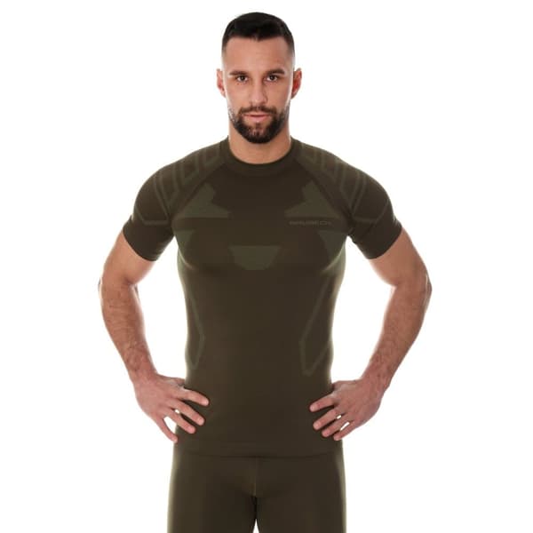 T-shirt för män Brubeck RANGER PROTECT Termoaktiva underkläder för skogen Khaki Olika Storlekar