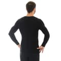 Miniatyrbild 3 av 4: Långärmad T-shirt för män BRUBECK COMFORT WOOL Termounderkläder MERINOULL Svart, Grafit, Mörk grå,  Mörk denim, Olika Storlekar