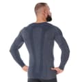 Miniatyrbild 2 av 3: Långärmad T-shirt för män BRUBECK COMFORT WOOL Termounderkläder MERINOULL Svart, Grafit, Mörk grå,  Mörk denim, Olika Storlekar