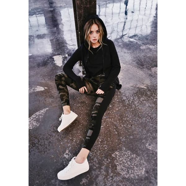Huvtröja dam Urban Classic polar fleece zip
